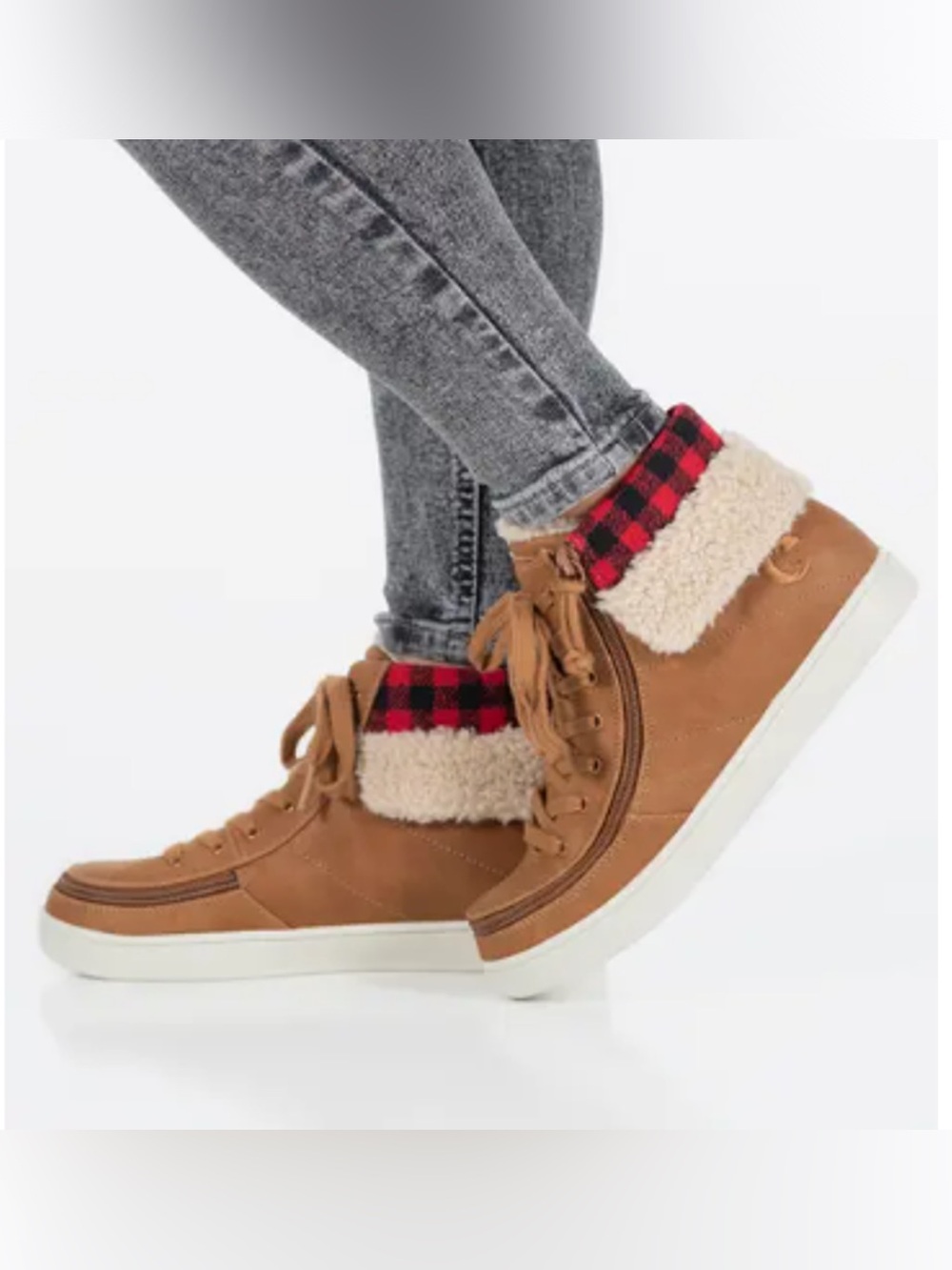 Step-In Ankle Boots Cognac Split Size: Sz 10 (L) / 8.5 (R)